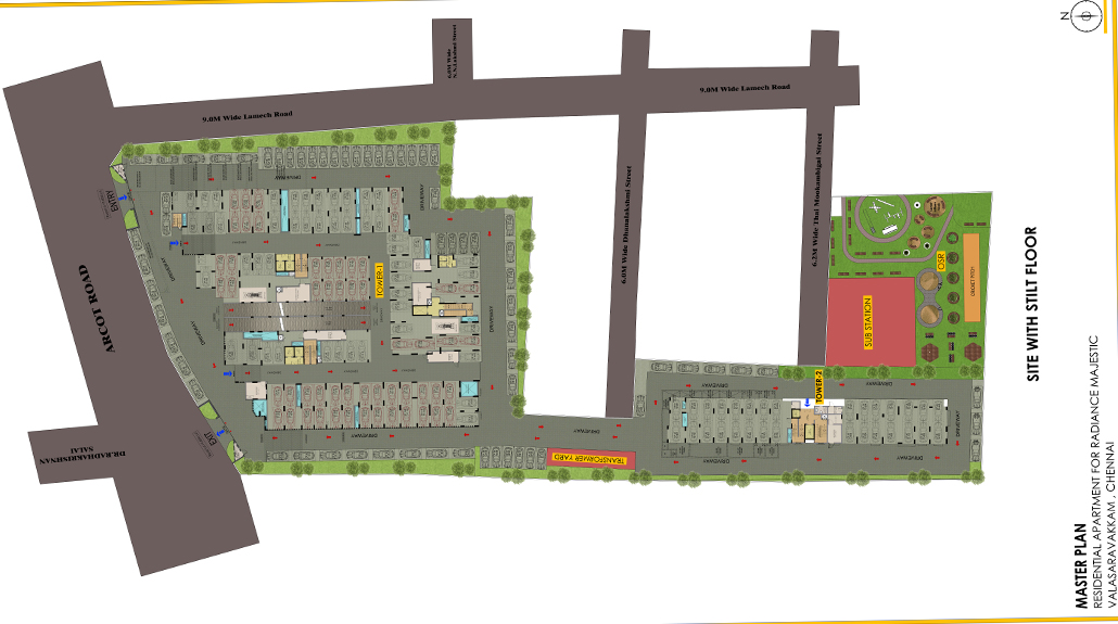 Radiance Majestic Valasaravakkam Premium Homes and Commercial Spaces 96.4L Onwards